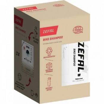 Zefal Bike Shampoo 1L Set mit 3 ökologischen Nachfüllungen - 6