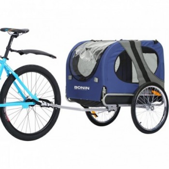 Chariot pour animaux BONIN NPET Bleu/Gris avec roues 20, 40 kg - 2