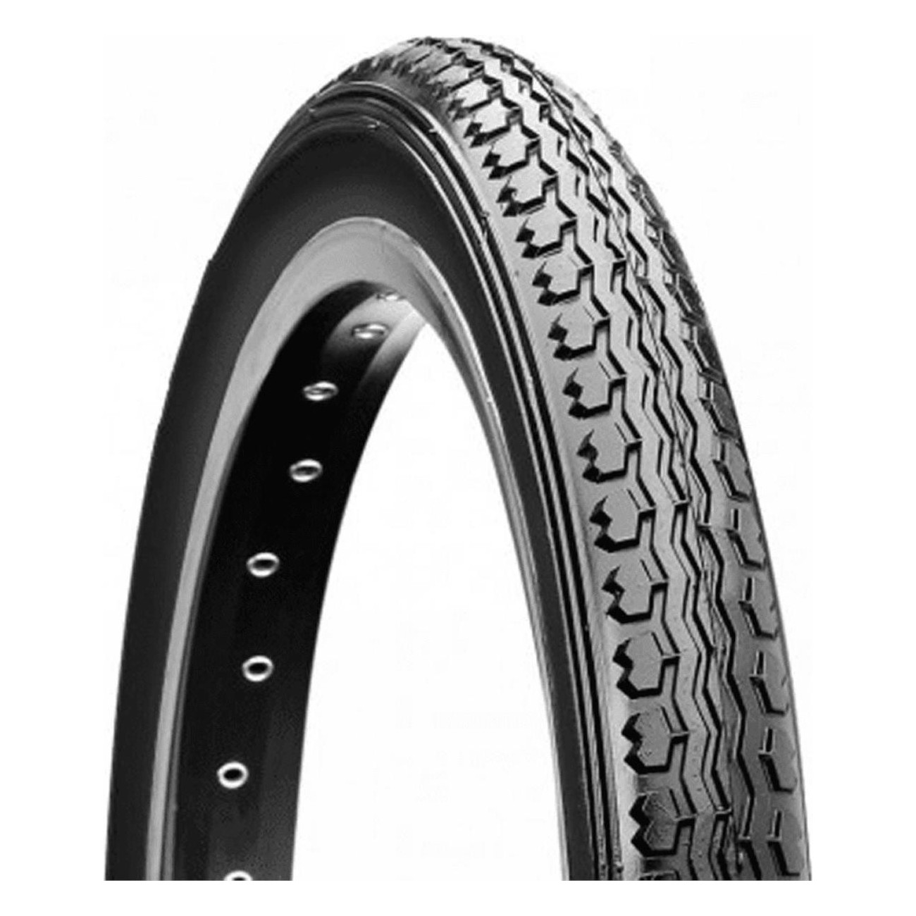 CST 14x1.75 Black Rigid Tire for City Trekking - Model C97N, 390g - 1