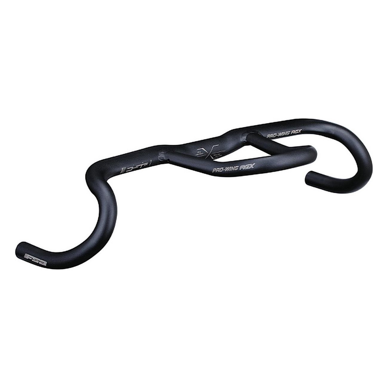 Pro-Wing AGX Loop Aluminiumlenker für Gravel und Cyclocross - 420 mm, Schwarz - 1