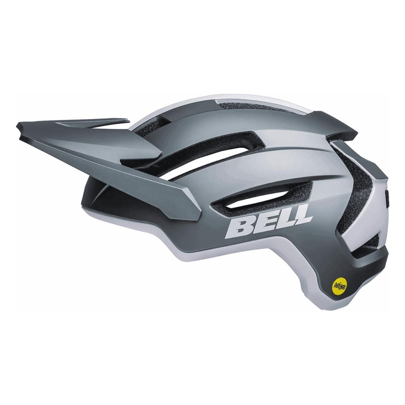 4Forty Air MIPS Helm Grau/Weiß Größe M (55-59 cm) - Schutz und Komfort für Trails - 1