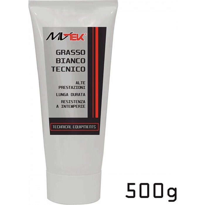 MVTEK 500g White Technical Grease - High-Quality Lubricant for Technical Use - 1