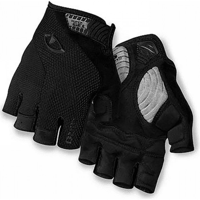 Gants d'été courts Strade Dure SuperGel noirs taille L avec TechnoGel - 1