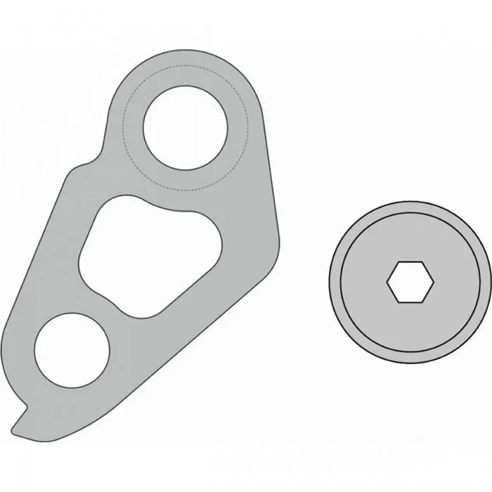 Kross DP-40 HN1701A Schaltauge aus CNC-Aluminium für Fahrräder 2017-2021 - 1