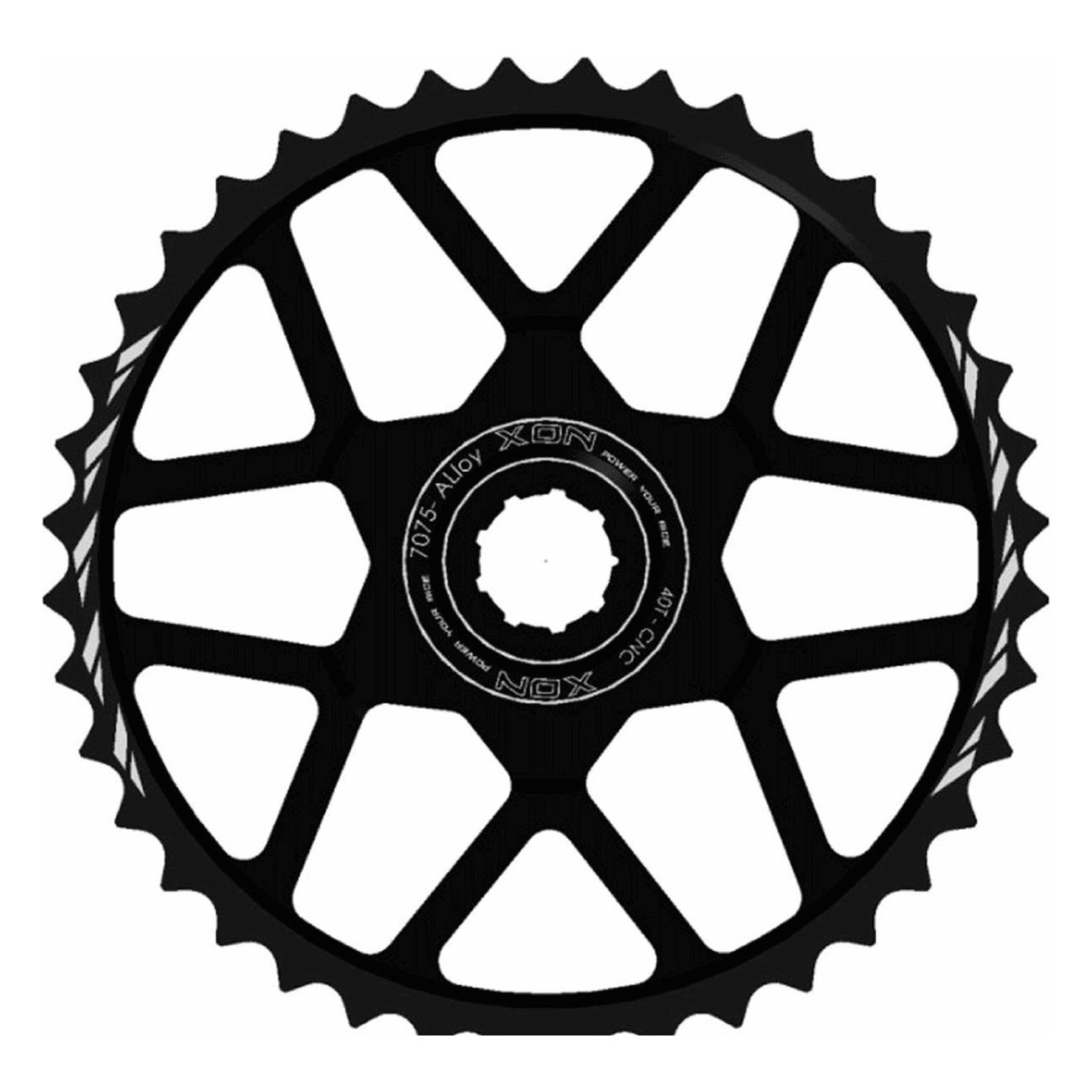 42T Black Rear Sprocket Compatible with SRAM and Shimano XON - 1