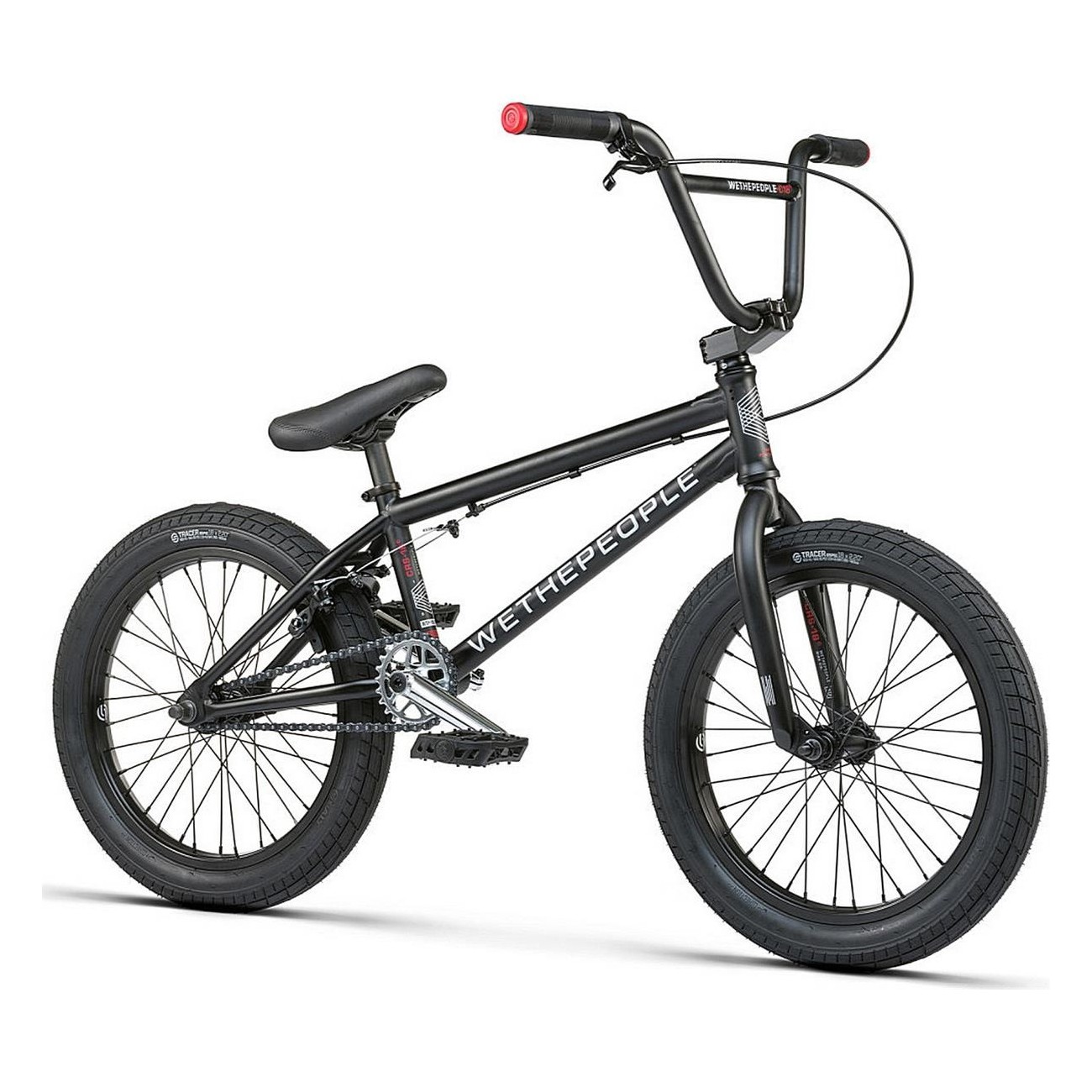 Wethepeople CRS 18' BMX Bike MY2021 - Black, Sturdy Frame & High-Quality Parts - 1