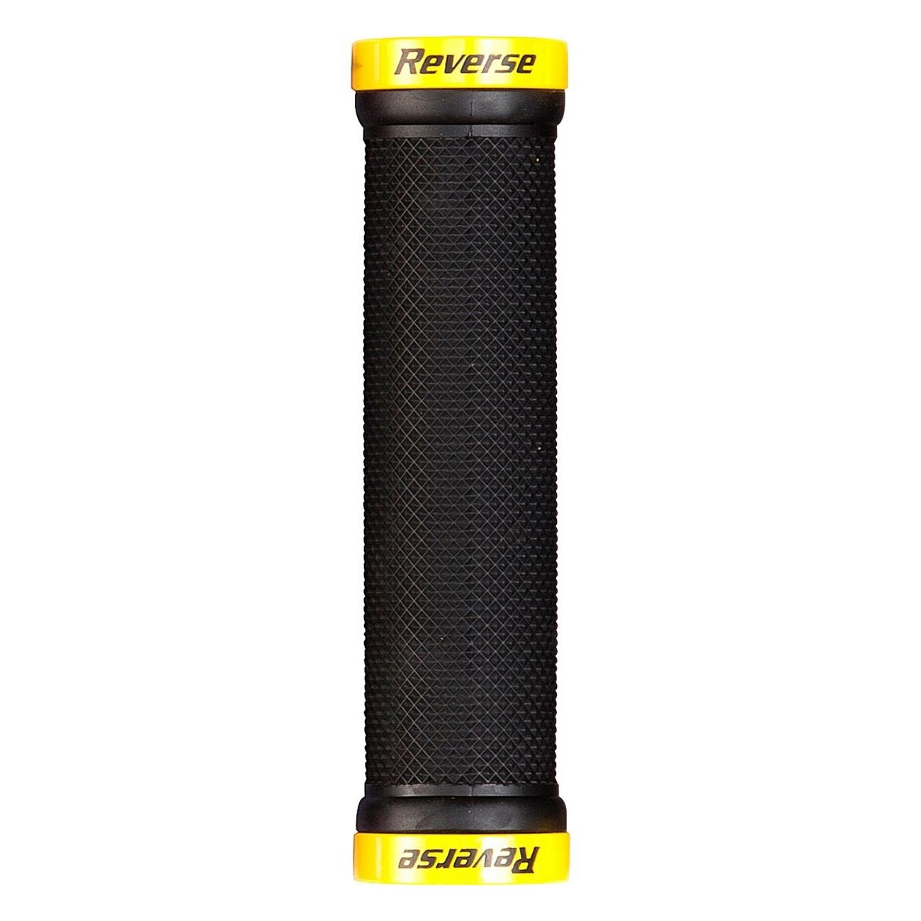 Reverse Classic Lock-On Grips Ø29mm x 130mm Black-Yellow for MTB - 1