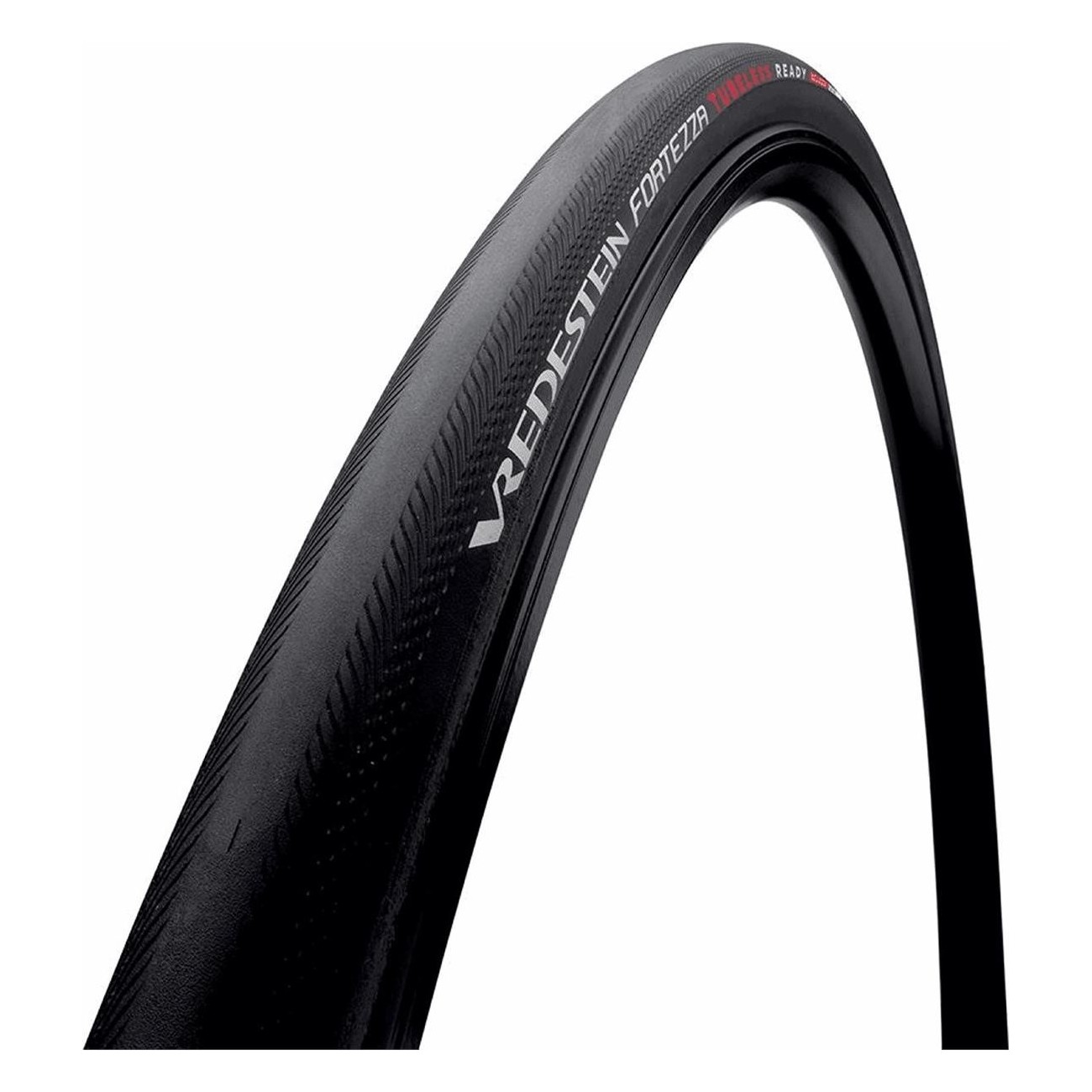 Pneu Vredestein Fortezza 700x28 Tubeless Ready 120TPI Noir avec Protection Shield - 1