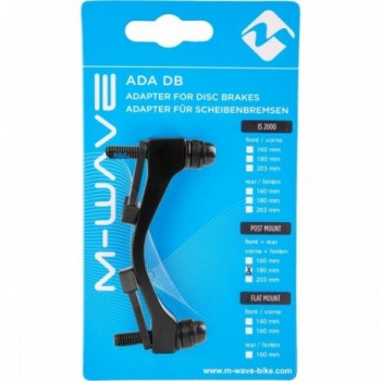 Adaptateur Shimano pour Frein à Disque Postmount 160-180 mm Noir - 4