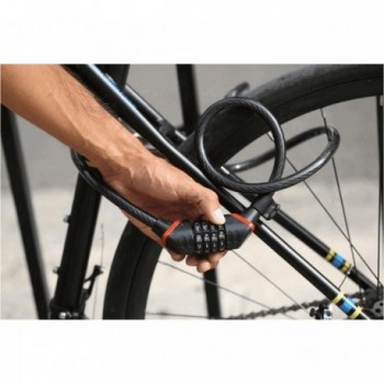 K-Traz C6 Black Spiral Lock with Combination 12x1800 mm - Bike Security - 2