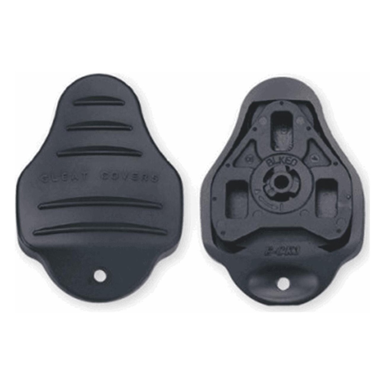 EXUSTAR Black Rubber Cleat Covers - Lightweight 48g - 1