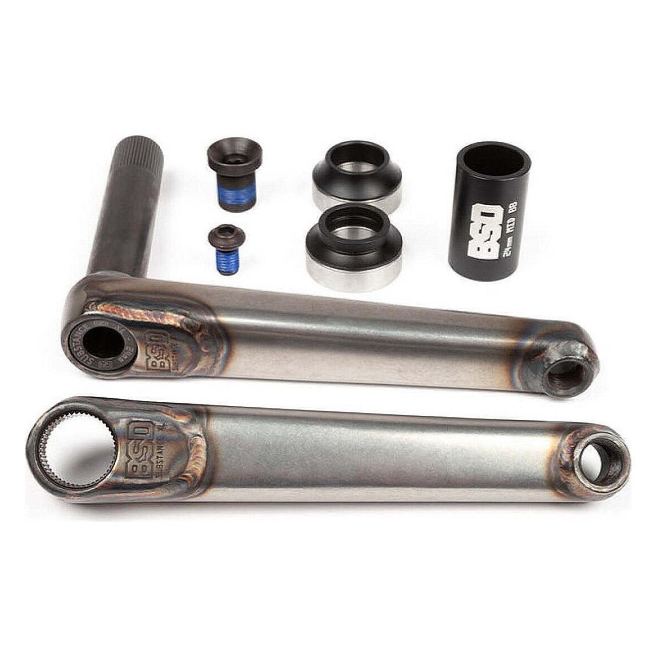 Substance Crank XL V2 175mm Gray CrMo Cranks for BMX Street and Park - 1