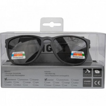 Sporty Rayon F1 Sunglasses with Polarized Anthracite Lenses for Cycling - 4