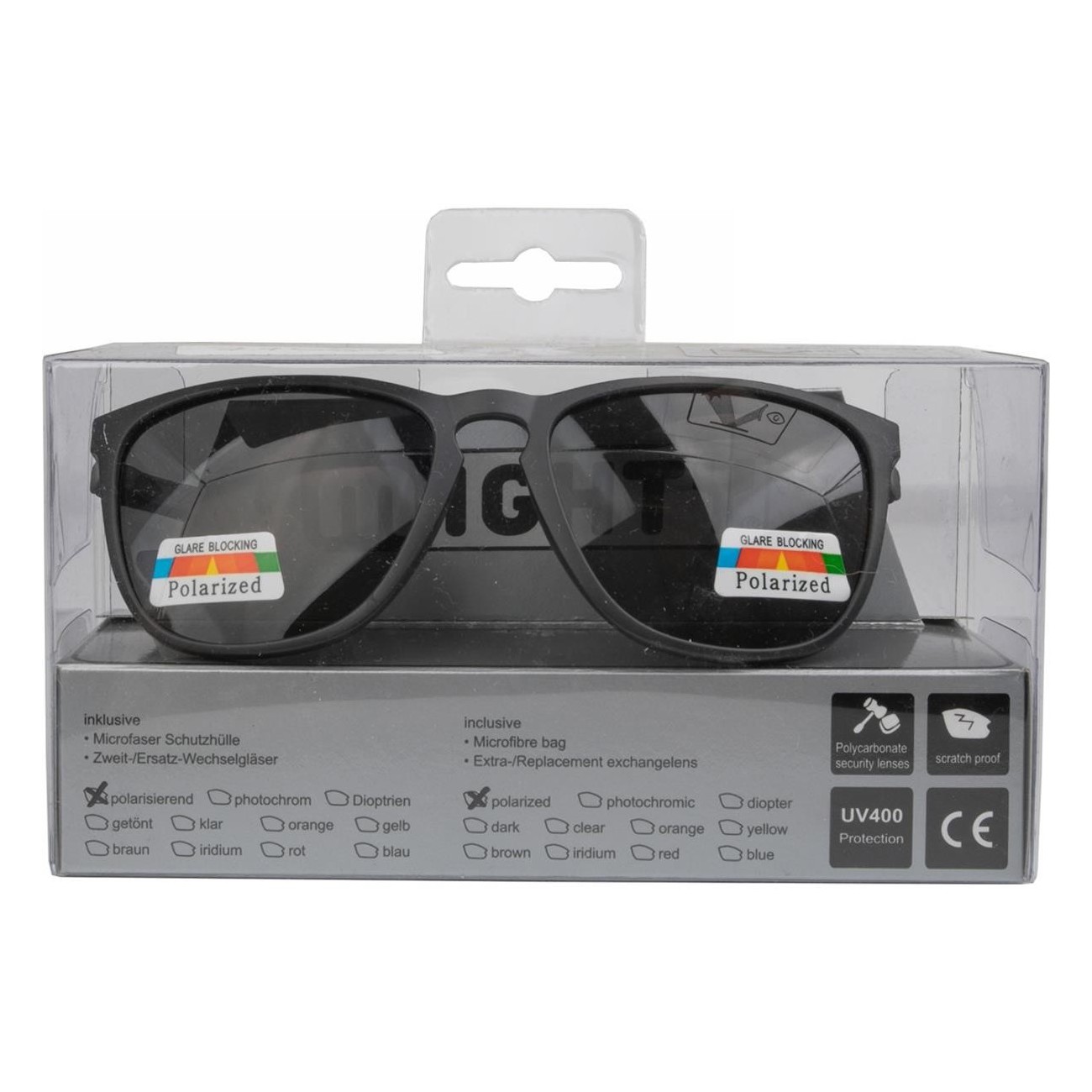 Sporty Rayon F1 Sunglasses with Polarized Anthracite Lenses for Cycling - 4