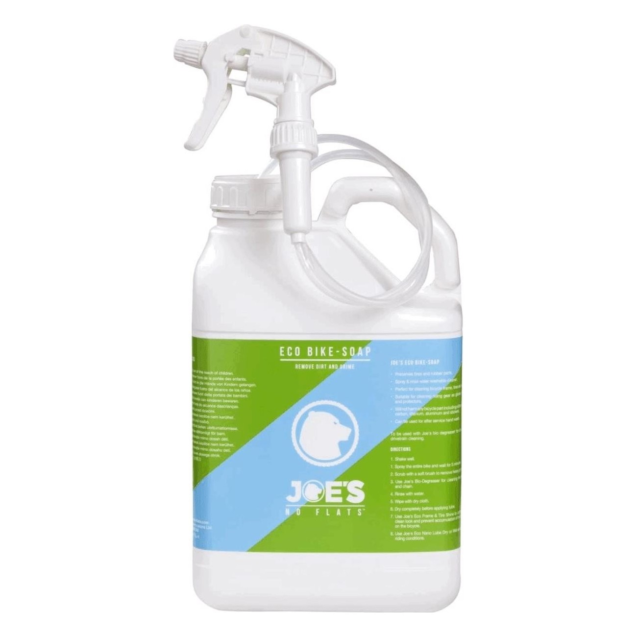 Detergente Eco Bike Bio 5L JOE'S - Sgrassante per Telai, Catene e Cassette Bici - 1 - Pulizia bici - 7290101185482