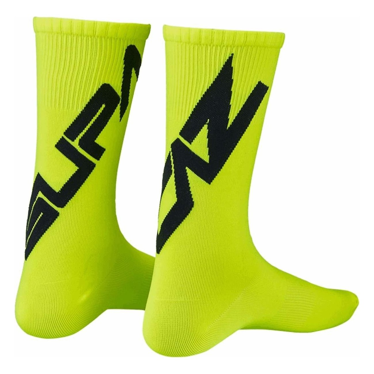 Chaussettes Respirantes SUPASOX TWISTED Jaunes en Nylon Taille M - SUPACAZ - 1