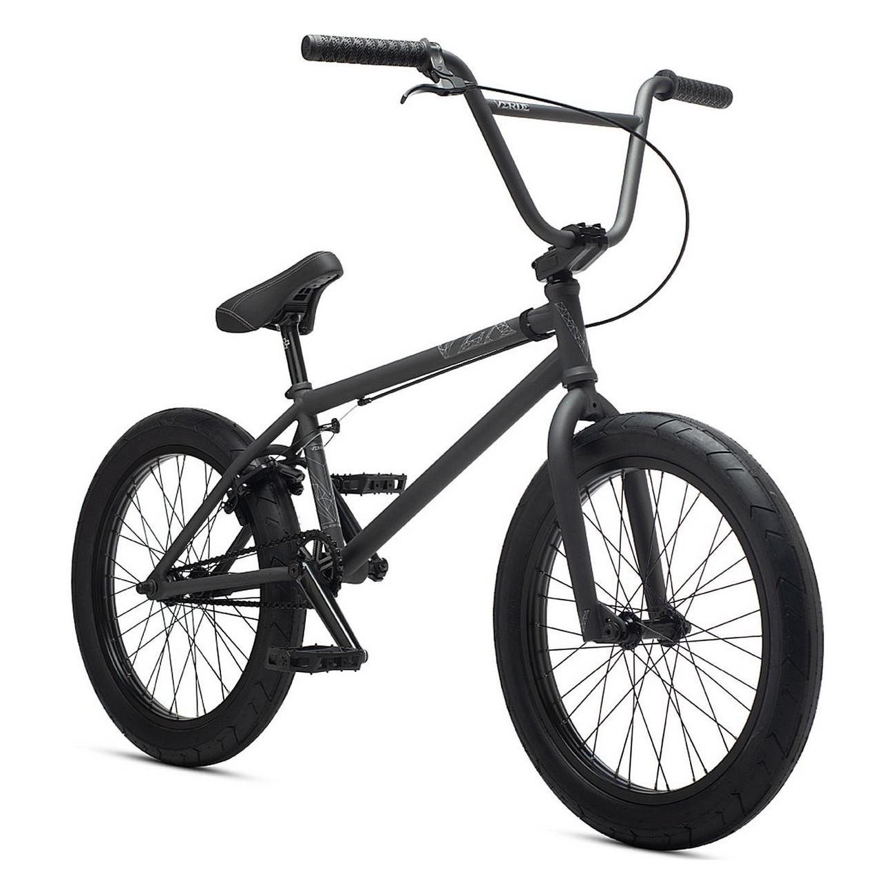 Bicyclette Verte Vex XL 20 Graphite Mat avec Cadre en Chrome 21'' - 1