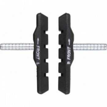 M-WAVE 72mm Black Cantilever Brake Shoes with Non-Threaded Bolt - 1