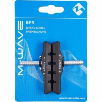 M-WAVE 72mm Black Cantilever Brake Shoes with Non-Threaded Bolt - 3