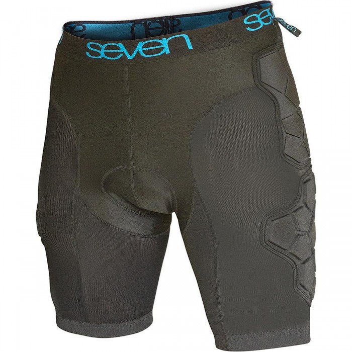 Shorts de Protection Flex XL Noir-Bleu avec Protection Hanche, Cuisse et Coccyx - 1