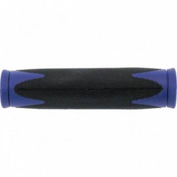 VELO 130mm Black/Blue Dual-Component Grips with Soft D2 Handle for Comfort - 1