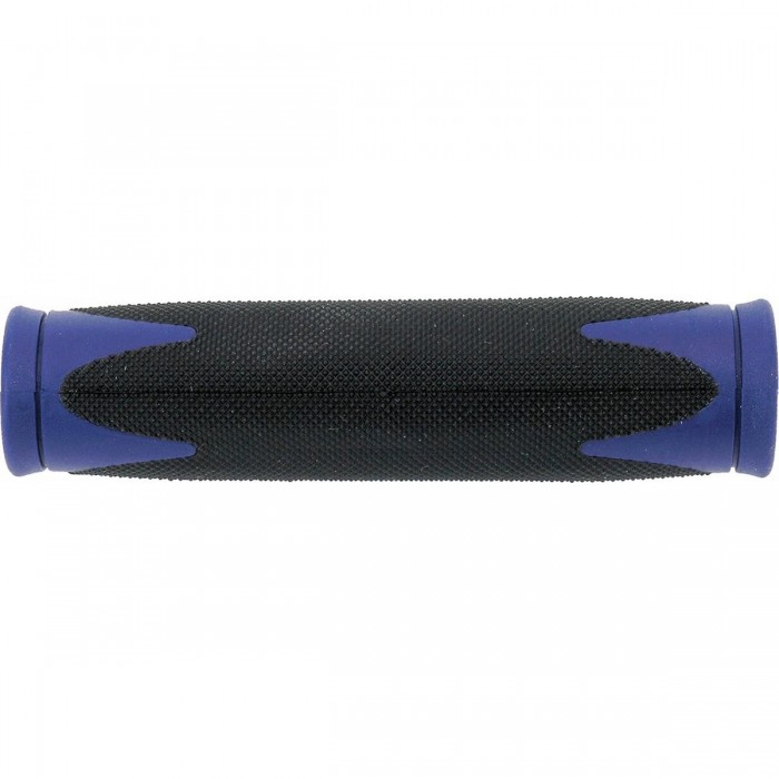 VELO 130mm Black/Blue Dual-Component Grips with Soft D2 Handle for Comfort - 1