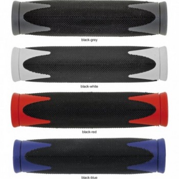 VELO 130mm Black/Blue Dual-Component Grips with Soft D2 Handle for Comfort - 2