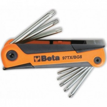 Kit Chiavi Torx Multitool 8 Pezzi Nero Beta - Misure T9-T40 - 1 - Estrattori e strumenti - 8014230634081