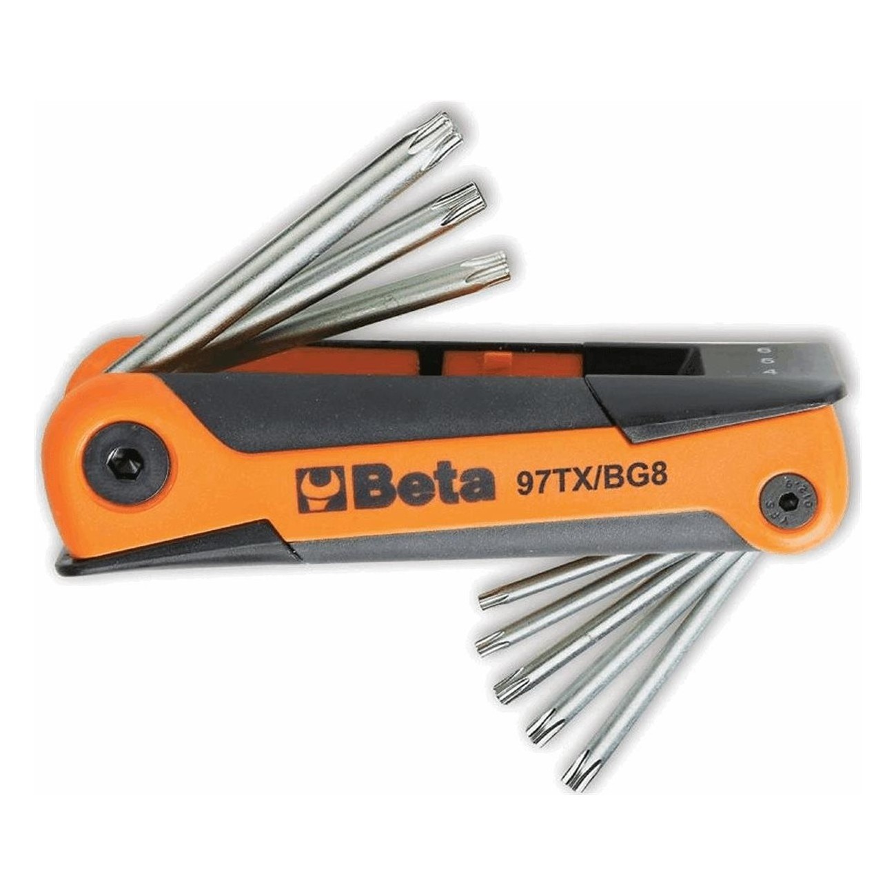 Kit de Llaves Torx Multitool 8 Piezas Negro Beta - Medidas T9-T40 - 1