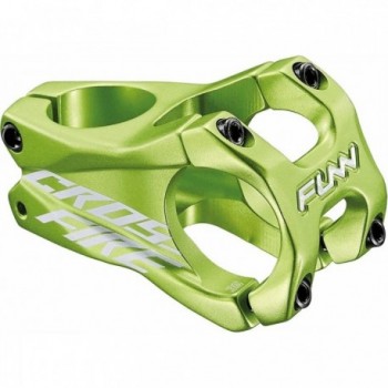 Attacco Manubrio MTB Crossfire 31,8x35mm in Alluminio Verde 0° 130g - FUNN - 1 - Attacchi manubrio - 4712931189841