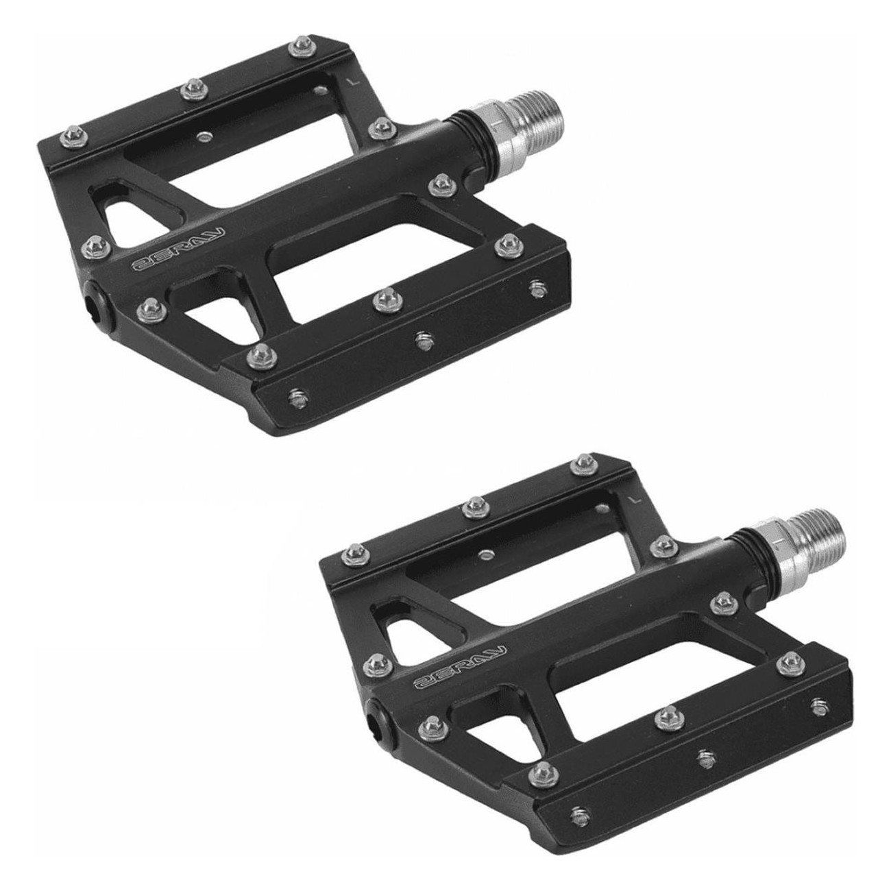 Zeray ZP-A995 Flat Offroad Pedals Black - Lightweight 400g, Ultra-Slim Design - 1