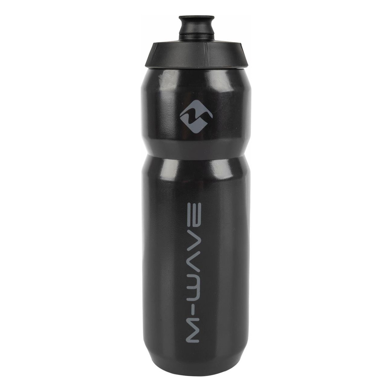 M-WAVE 750 ml Black Plastic Water Bottle - 1