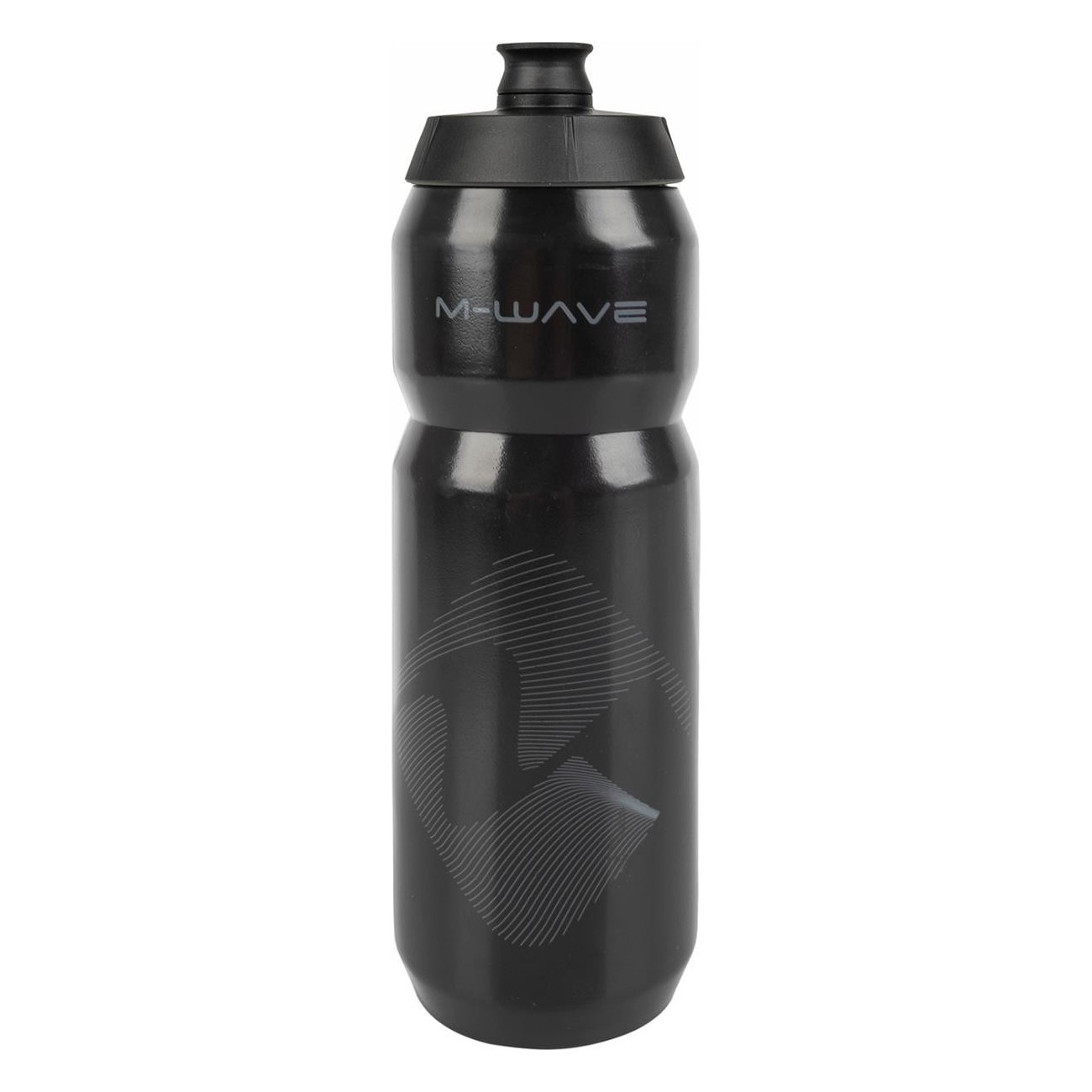 Borraccia M-WAVE 750 ml in Plastica Nera - 3 - Borracce - 0887539034214