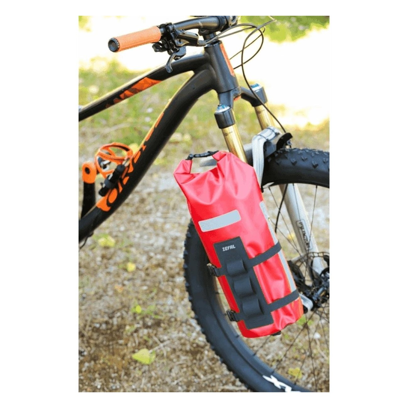 Zefal Z Adventure Fork Pack 6.6L - Wasserdichte Fahrradtasche mit Halterung - 6