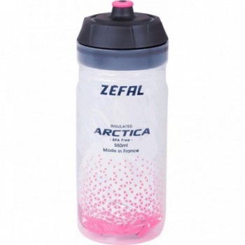 Botella Térmica Arctica 550 ml Gris-Rosa - Diseño Moderno y Aislamiento Térmico - 1