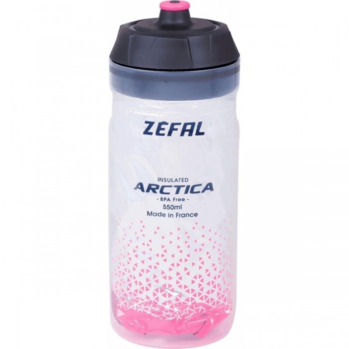 Botella Térmica Arctica 550 ml Gris-Rosa - Diseño Moderno y Aislamiento Térmico - 1