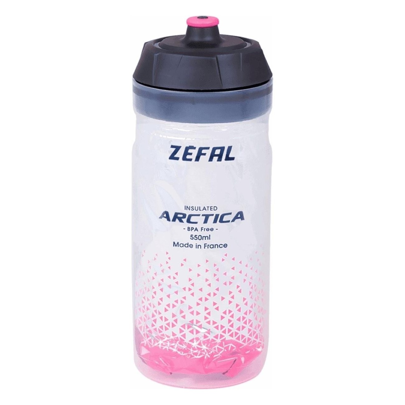 Botella Térmica Arctica 550 ml Gris-Rosa - Diseño Moderno y Aislamiento Térmico - 1