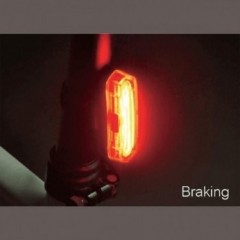 USB Rechargeable Rear Light B • RACE BRAKELIGHT 35 Lumen IPX4 with Brake Function - 3