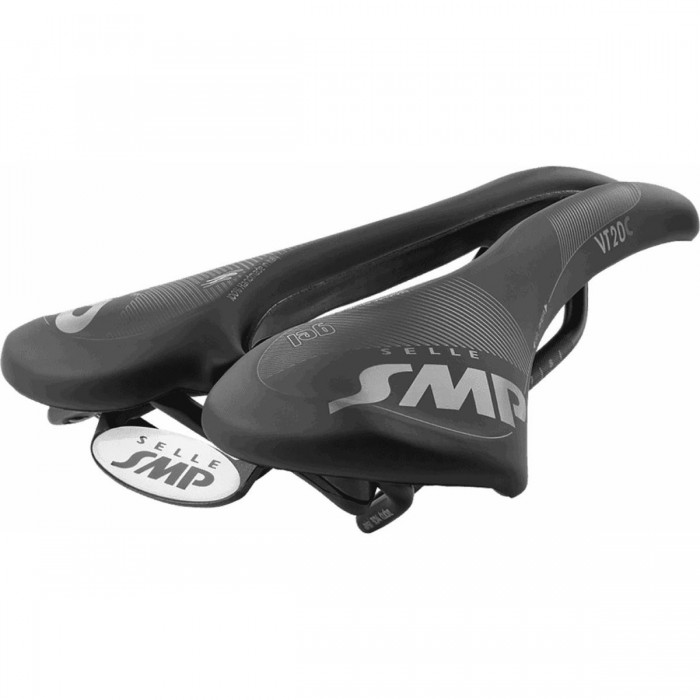 VT20C Black Gel Saddle for Road, Off-Road & Triathlon - Comfort 144x255 mm - 1