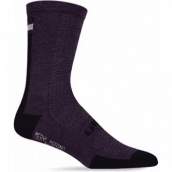 Chaussettes HRc Grip en Laine Mérinos Violet/Noir Taille 43-45 - 2