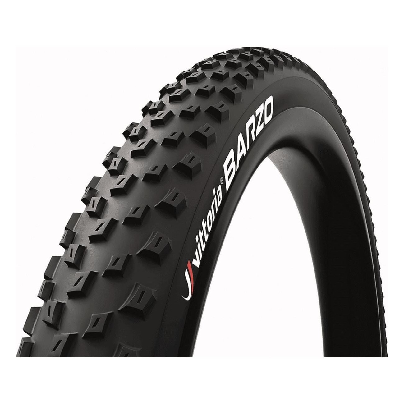 MTB Tire 27.5x2.60 Barzo Hard Black XC with Aggressive Tread for Optimal Traction - 1