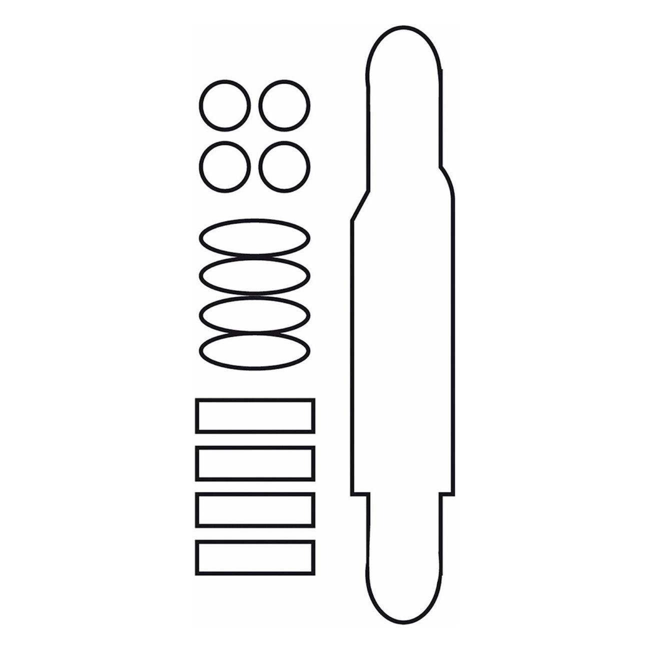 Kit Protezione Telai Universale 3M Trasparente 0,2mm - 15 Pezzi MVTEK - 1 - Protezioni varie - 8005586229113