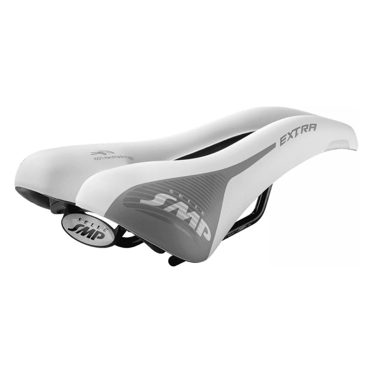 Sella Bianco Matt 2020 per Bici Strada e Offroad - Comfort e Design Professionale per Ciclismo su Strada, Commuter e Spinning - 