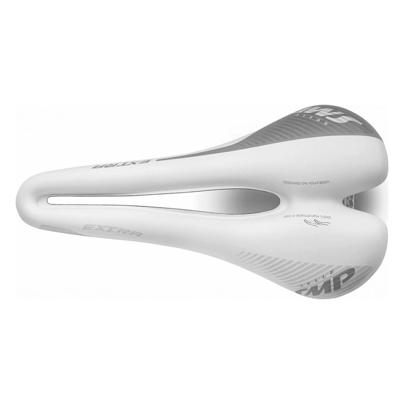 Sella Bianco Matt 2020 per Bici Strada e Offroad - Comfort e Design Professionale per Ciclismo su Strada, Commuter e Spinning - 