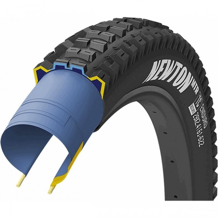 Pneu Goodyear Newton MTR 27,5x2,6 Tubeless pour Enduro Arrière Noir - 1