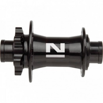 Mozzo Anteriore Novatec DH61SB 32 Fori Nero per Freni a Disco 110 mm - Leggero e Affidabile per Discesa - 1 - Mozzo - 0887539004