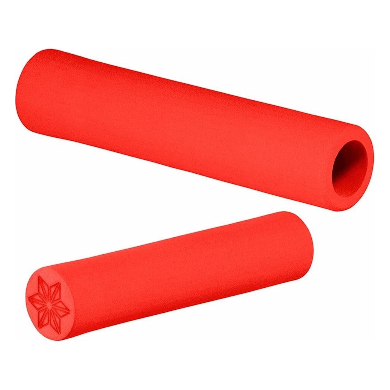 Manopole Supacaz Supalite Foam Rosse - 32mm, 18g, Schiuma ad Alta Densità - 1 - Manopole - 0660902387229