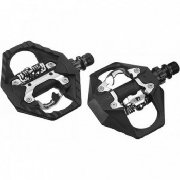 Pedal MTB E-PM816 109x95mm Negro SPD/FLAT en Termoplástico CNC - 1