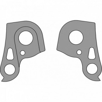 Forcellino Cambio Kross DP-15 in Alluminio CNC per Modelli 2014-2015, Compatibile con Level B11, B12 e B+ - 1 - Forcellini ed es