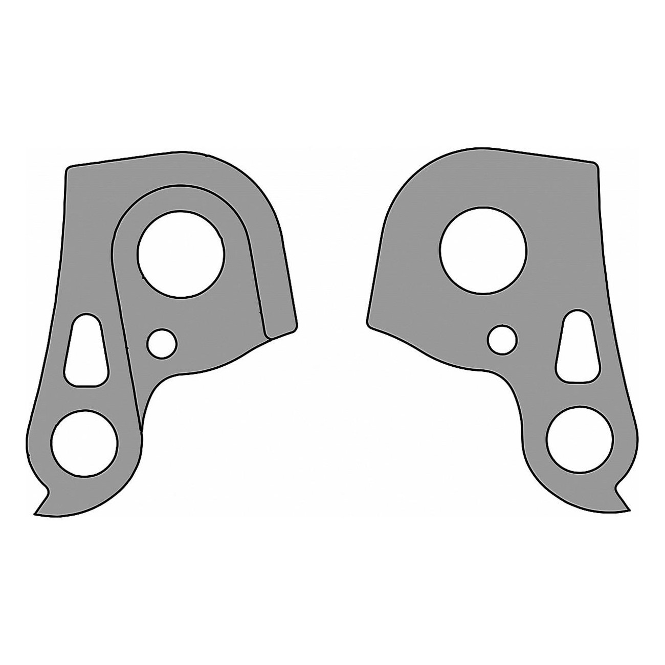 Forcellino Cambio Kross DP-15 in Alluminio CNC per Modelli 2014-2015, Compatibile con Level B11, B12 e B+ - 1 - Forcellini ed es